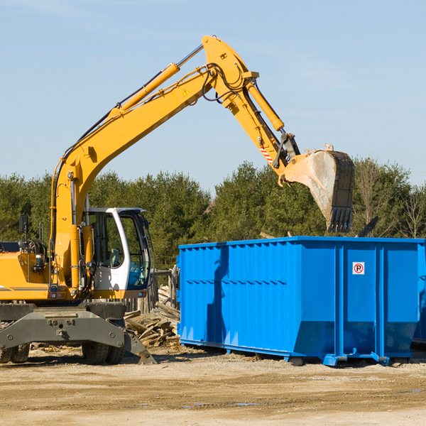 are there any restrictions on where a residential dumpster can be placed in Napoleon MI